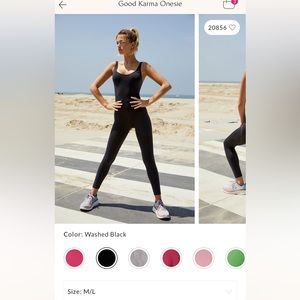 Good Karma Onesie Black sz M/L